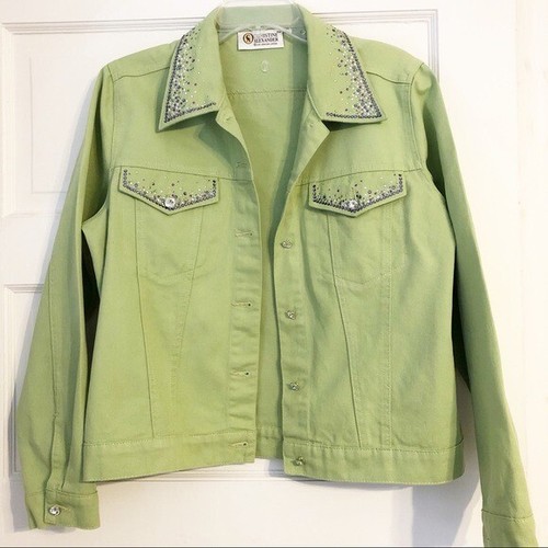 Christine Alexander Lime Green Denim 