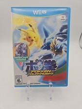 Pokkén Pokken Tournament (Nintendo Wii U, 2016) TESTED Great Condition No Card