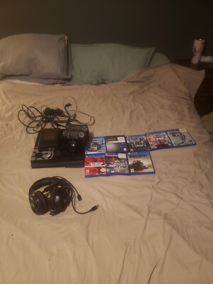 ps4 pro console with games, Extra Storage, controller ,