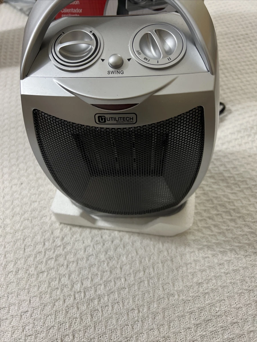 Utilitech Indoor Space Heater Small Oscillating 1500/750 Watts | eBay