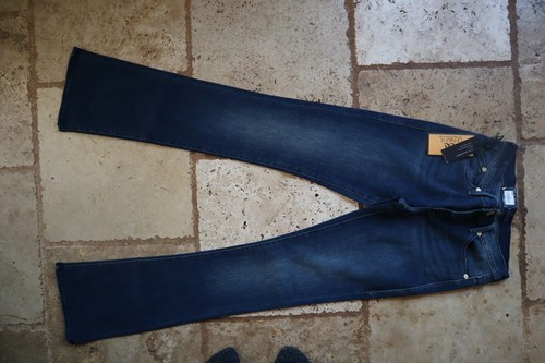 Neu mit Etikett blau Denim Rock & Republic Stretch Boot Leg Kasandra Jeans 4 lang - Bild 6 von 7