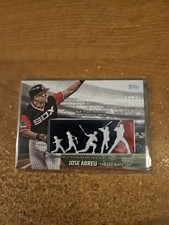 2018 TOPPS BASEBALL PLAYERS WEEKEND LOGO PATCH #PWP-JR JOSE ABREU NM/M