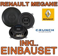 Renault Megane 2 Crunch Lautsprecher Boxen Set 13Cm Vorne Hinten Front Heck Neu
