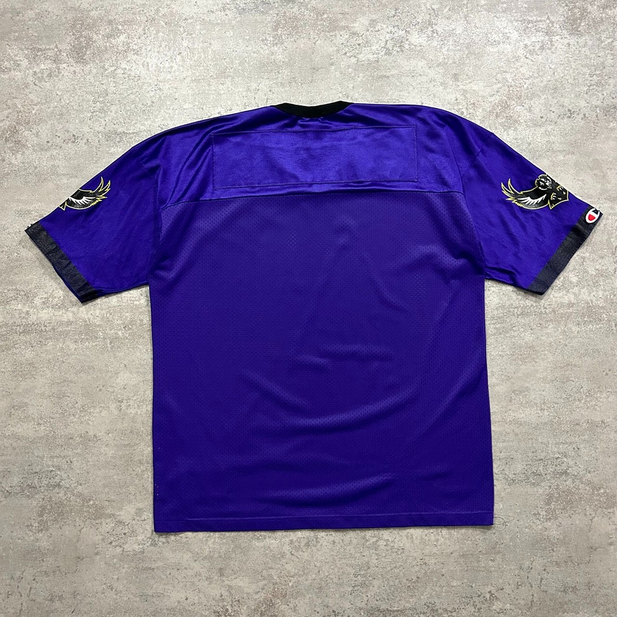 VTG 90s NFL BALTIMORE RAVENS CHAMPION BLANK JERSEY SIZE 48 XL