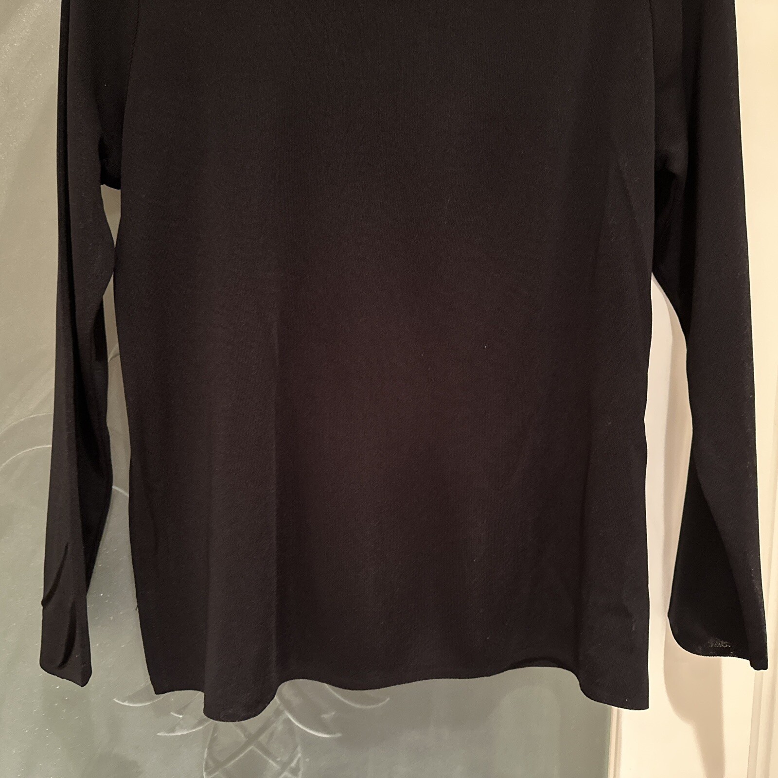 Exclusively Misook Top Rhinestone Embellished Bla… - image 4