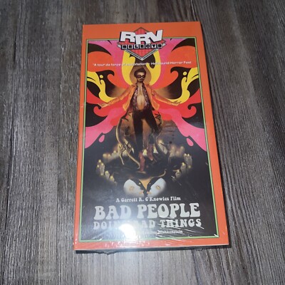 Bad People Doing Bad Things VHS Indie Horror RRV Unrated Sealed New Exploitation