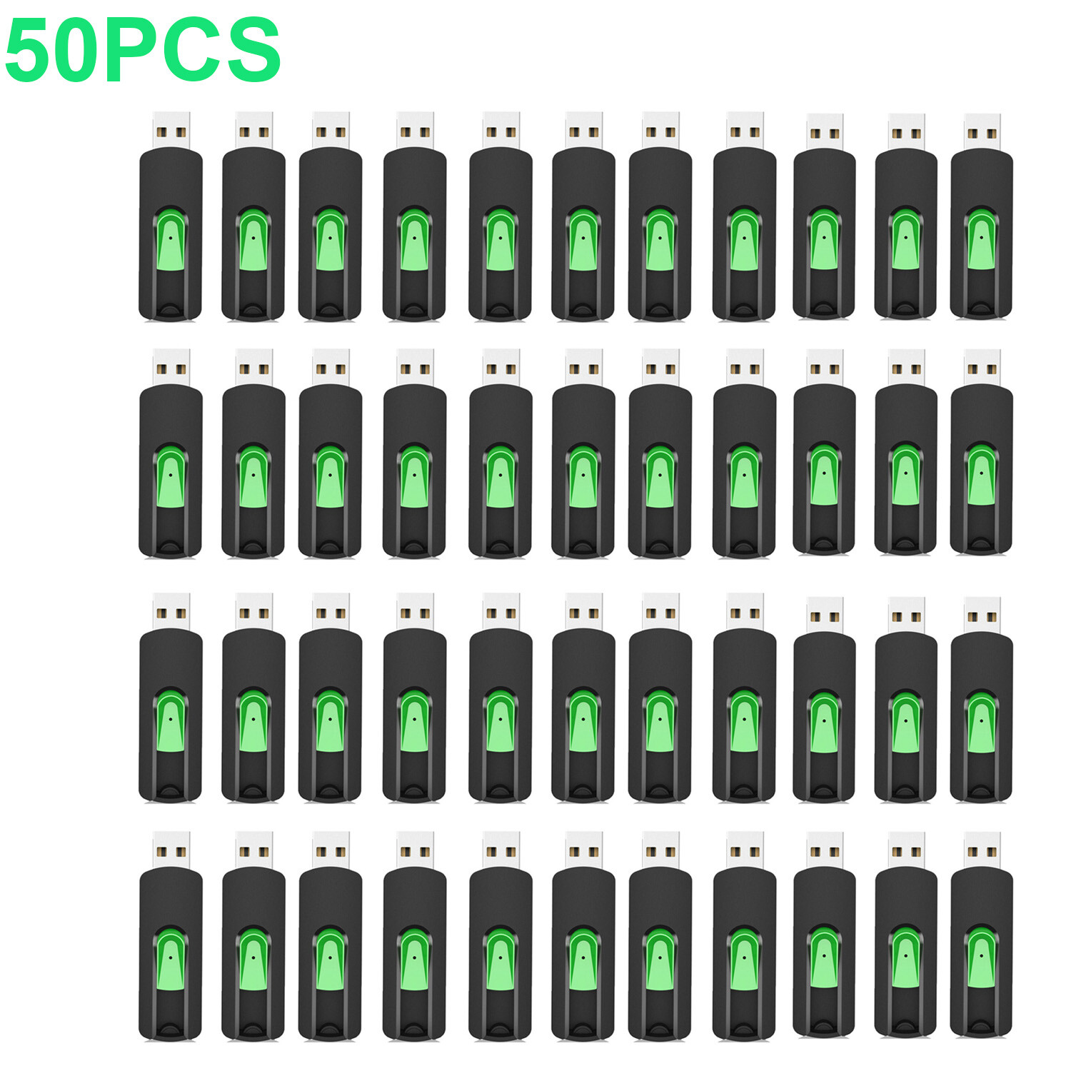 USB Flash Drive 32GB 64GB 50 Lot Thumb Drives Memory Stick Data Storage-image