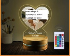 personalized led night light with pictures