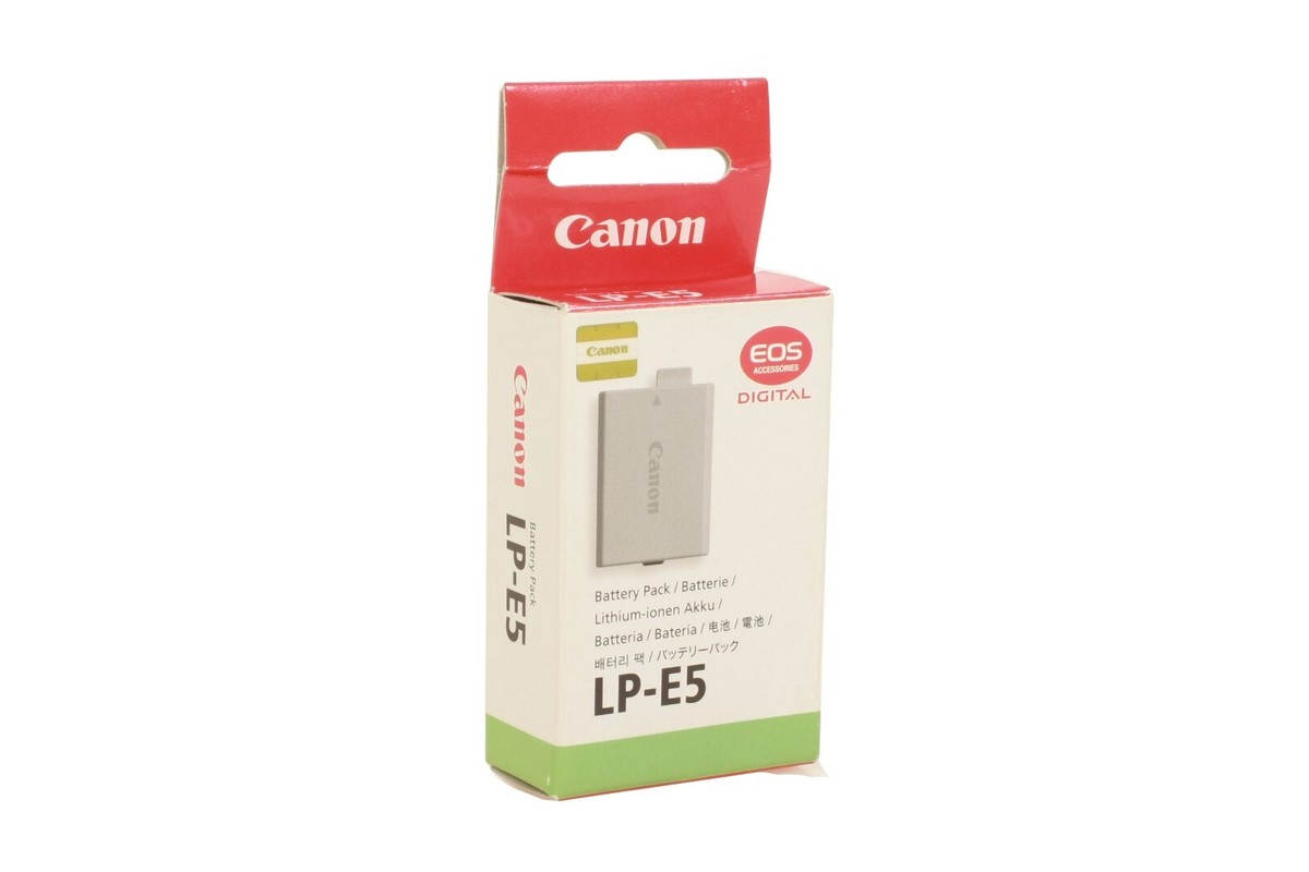 Batteria Li-Ion Compatibile Per Canon LP-E5 - 7,4V 1100mAh - Sostitutiva Per Fotocamere Canon EOS