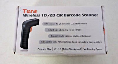 TERA WIRELESS 1D/2D QR BARCODE SCANNER ELF819/HW0009