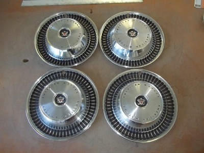 1970 70 AMC Ambassador Hubcap Rim Wheel Cover Hub Cap 14'' OEM USED 119 SET 4