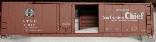 Escala HO - ACCURAIL 81073 SANTA FE "San Francisco Chief" 50' Acero Boxcar Kit  | Zustand: New