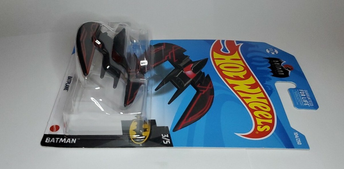 新品未開封Hot Wheels Batman ミニカー 2021 Hot Wheels BATPLANE #104/250 Batman 3/5 (Black) | eBay