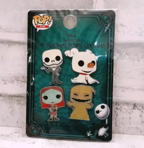 Funko Pop Pin Set Nightmare before Christmas Pins NBX NEW