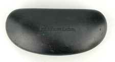 Polo Ralph Lauren Sunglasses Case Black Clamshell Hardcase Large Made In Italy