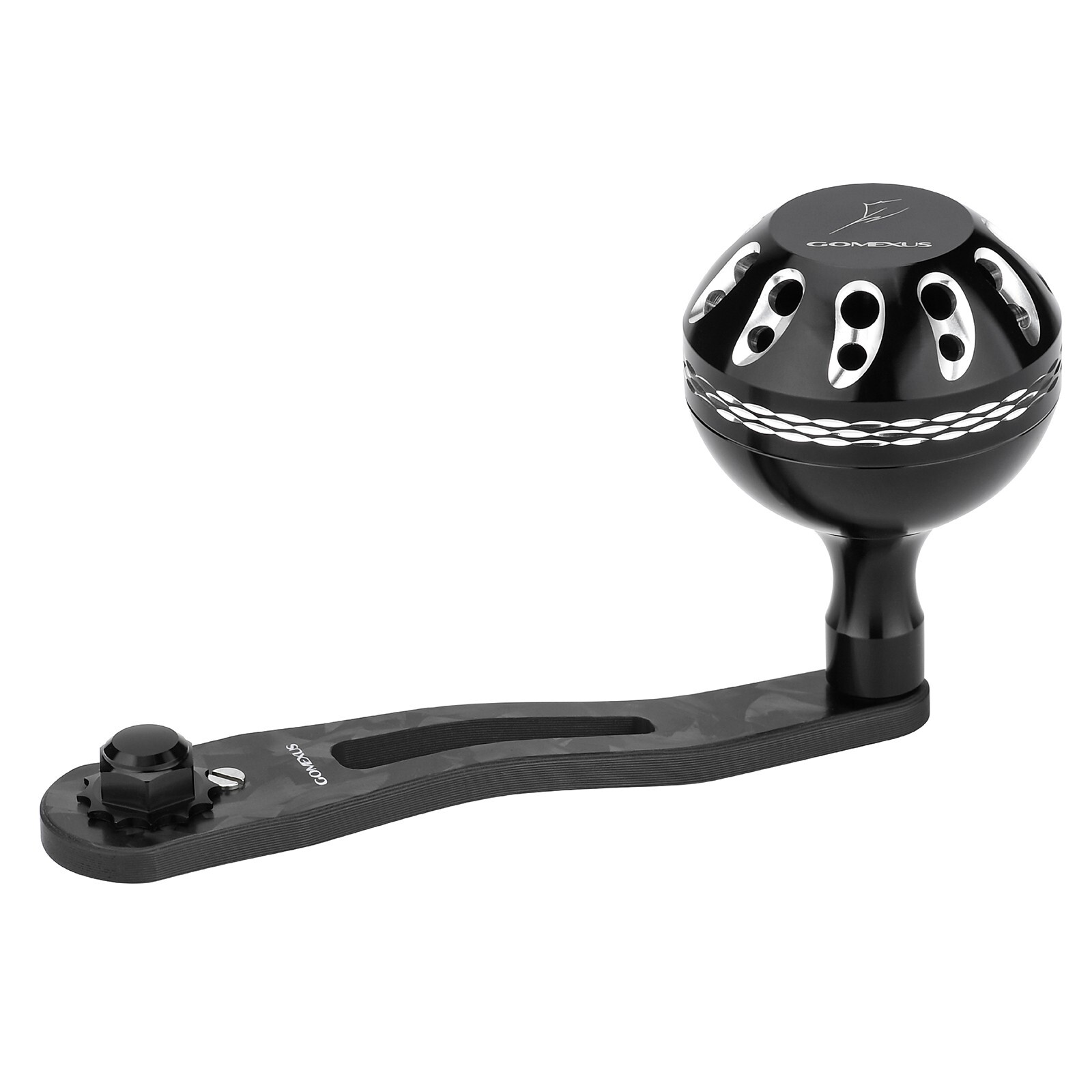 GOMEXUS Power Handle for Okuma Cold Water Fishing Reel Handle 85mm Forged Carbon