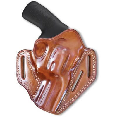 OWB Pancake Holster Open Top Fits, S&W J-Frame Model 60 357 Mag 3'' Barrel #1442#
