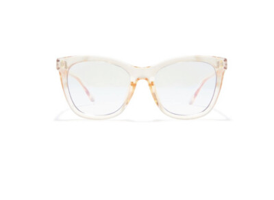 Nordstrom BP Oversized Cateye Bluelight Glasses. Nude. 52mm