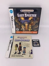 PROFESSOR LAYTON AND THE LAST SPECTER Nintendo DS CIB Complete Box Manual Tested