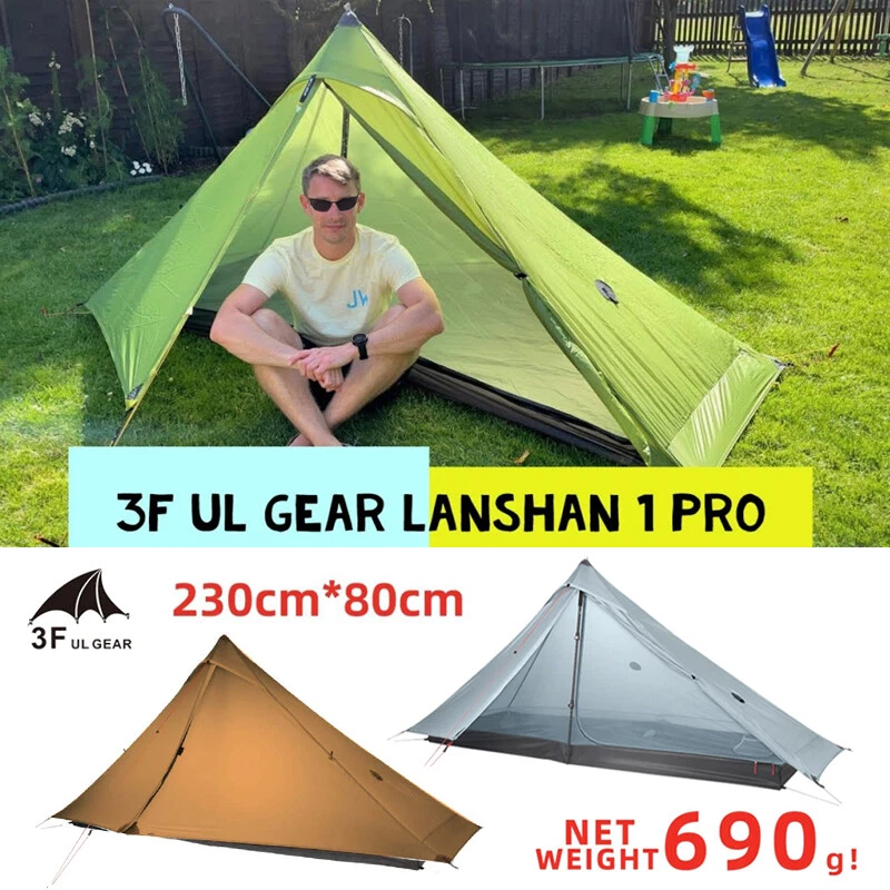 Lanshan Pro Ultralight 1 Person Camping Tent Lightweight Backpacker 3 4 seasons