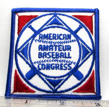 Vintage American Amateur Baseball Congress Jacket Patch AABC Adult League A