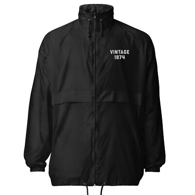 VINTAGE 1974 Windbreaker Coat Jacket gift dad birthday year father's day