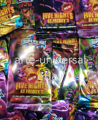 Five Nights At Freddy's FNAF Trading Card Pack 6 Cards & 1 Foil