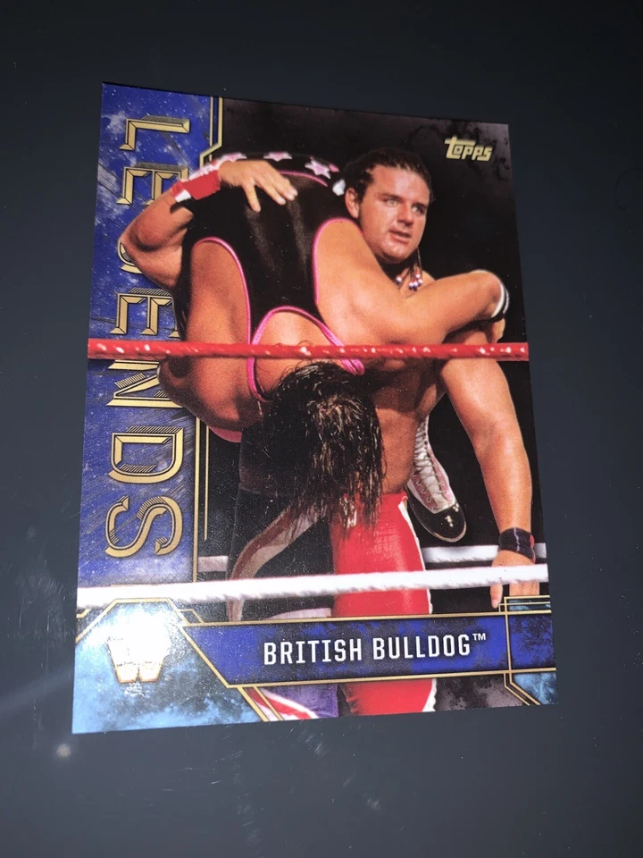 Topps 2017 WWE Legends British Bulldog Card 19 Numbered 24/50. - Image 3 of 4