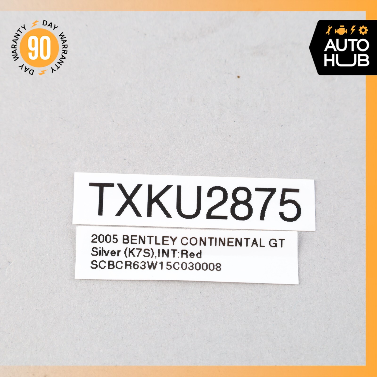 2005 Bentley Continental GT 6.0L Fuel Line Pipe Hose OEM 31k