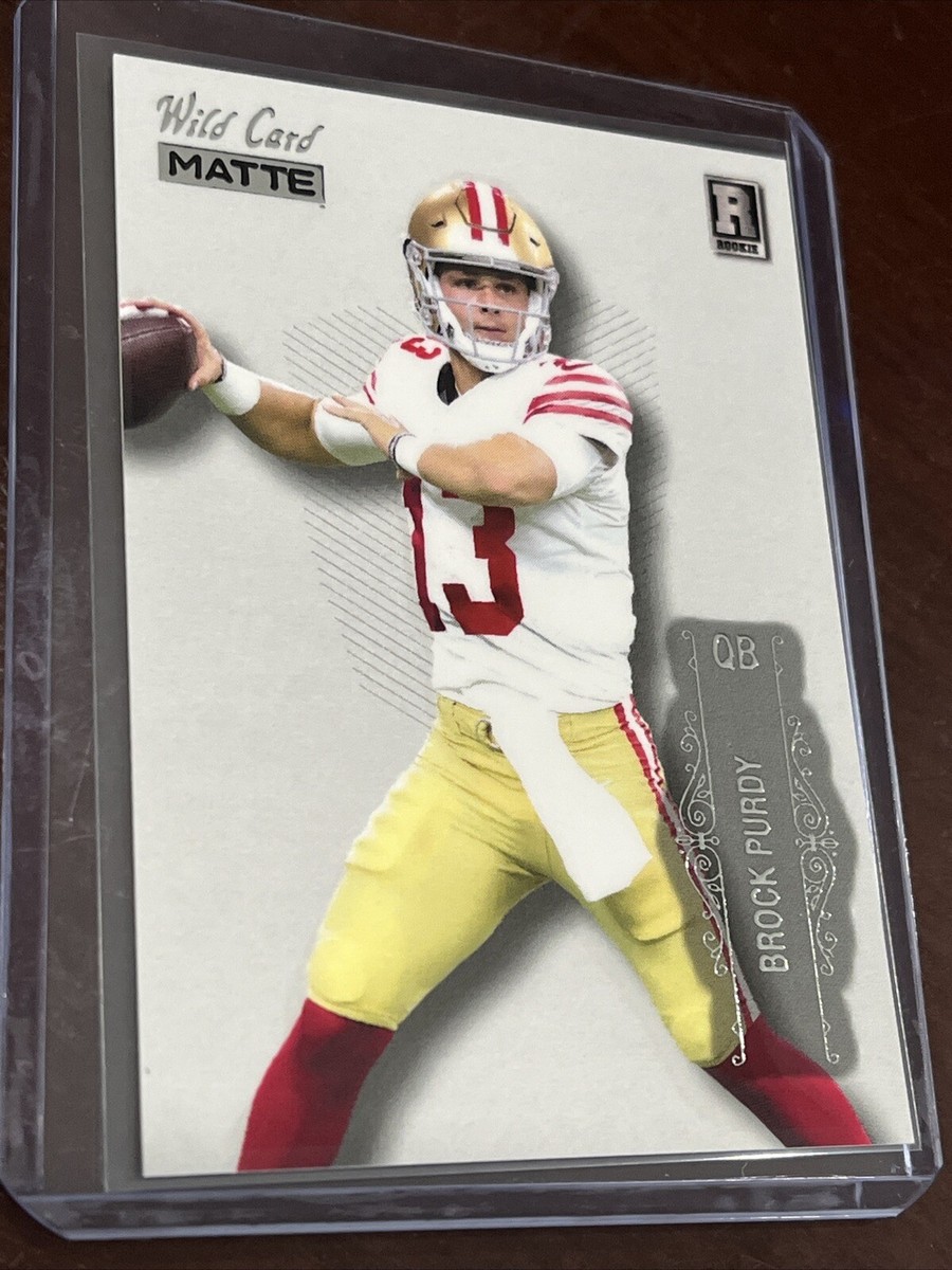 Brock Purdy 2022 WILD CARD MATTE White RC 49ers | eBay