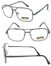 Pilot Multi Focal Reading Glasses Metal Frame 3 Strengths in 1 Reader