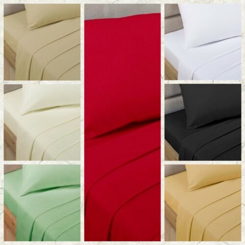 4' Percale Fitted Sheet - Small Double - Three Quarter Size