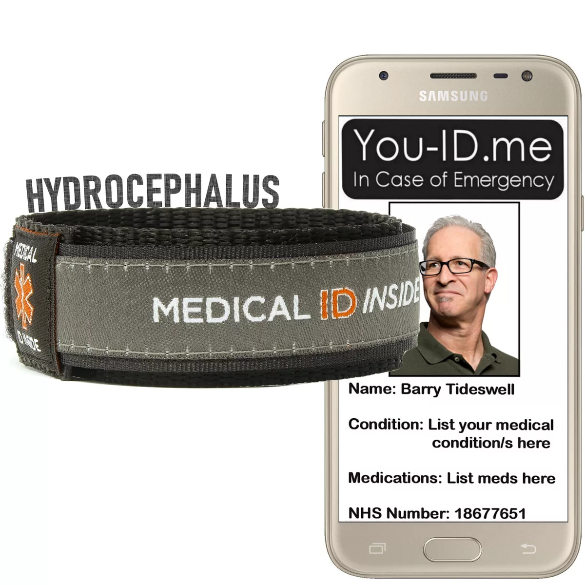 Hydrocephalus medical bracelet clearance