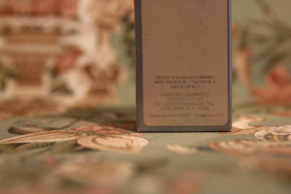 Vintage Lagerfeld Spray Cologne 2 FL. OZ NIB  with original cellophane. - Image 2 of 2