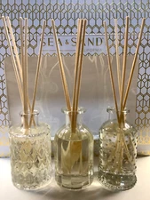 Sand + Fog Sea & Sand Diffuser Set Amber & Fig 💙 Speakeasy 💚 Floral Bamboo 💜