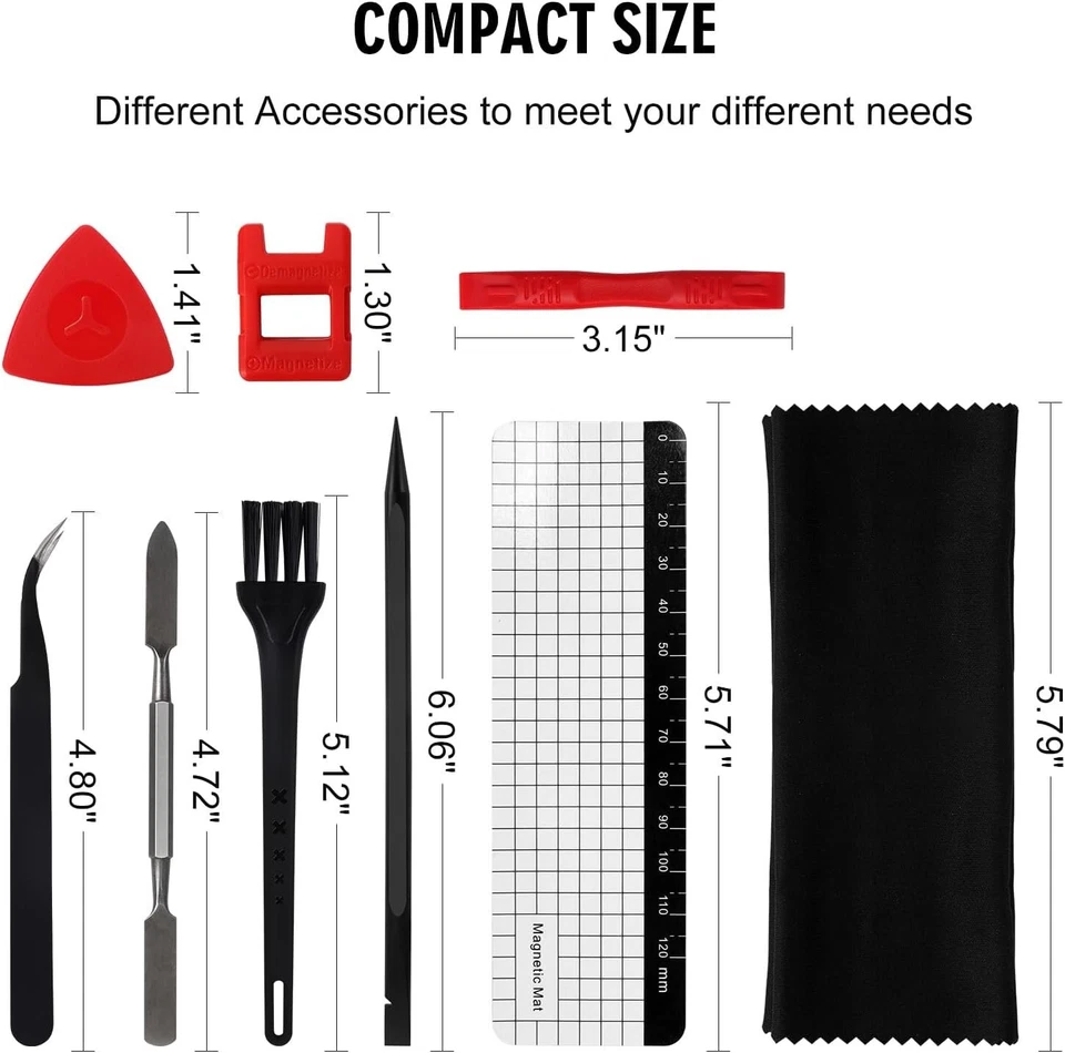 Kit de ferramentas de reparo 18PS PS3 PS4 PS5 controle Xbox One 360 série XBOX conjunto de reparo - Imagem 2 de 4