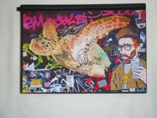 A5 Sketchbook Graffiti Sea Turtle Cover  100pg Urban Art Notebook Van Goghs