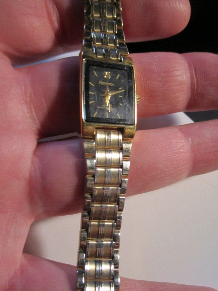 ARMITRON NOW WATCH QUARTZ BLACK FACE LADIES' 6 1/2" LONG BBA36 - Image 4 of 4