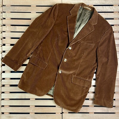 Mens Blazer Jacket Gant Velvet Size 52