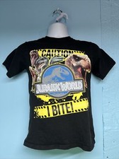 Universal Studios Black Short Sleeve Jurassic World Dinosaur T-Shirt Youth L
