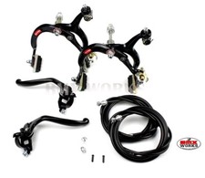 Genuine Dia-Compe MX1000 - MX132 45 Deg Pre Bent Lever Black Brake Set