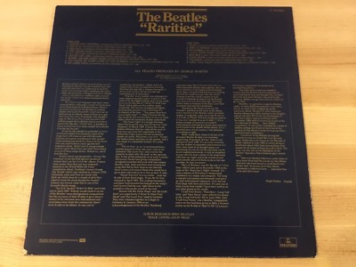 The Beatles Rarities 1979 Netherlands LP Parlophone 1A 038-06867