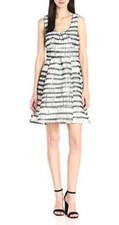Plenty by Tracy Reese Ania Printed Scuba Dress Size 10 Fit & Flare New $148