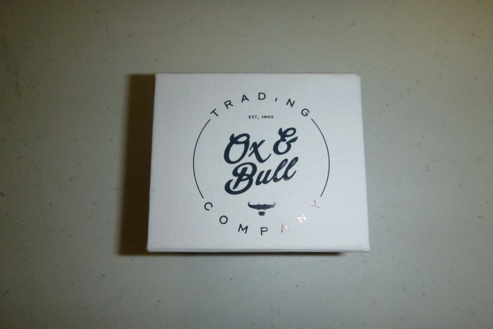 Ox & Bull Trading Co. Hombre Diseñador Acero Inoxidable Plata Pulido Gemelos Cúpula Negra  Foto 2 de 4