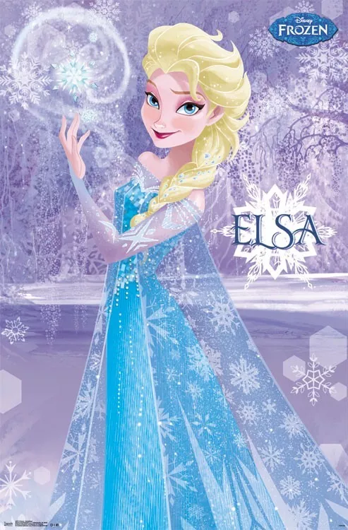 Frozen - Anna & Snow Queen Elsa Movie Poster 22x34 RP6039 UPC017681060 –  Mason City Poster Company