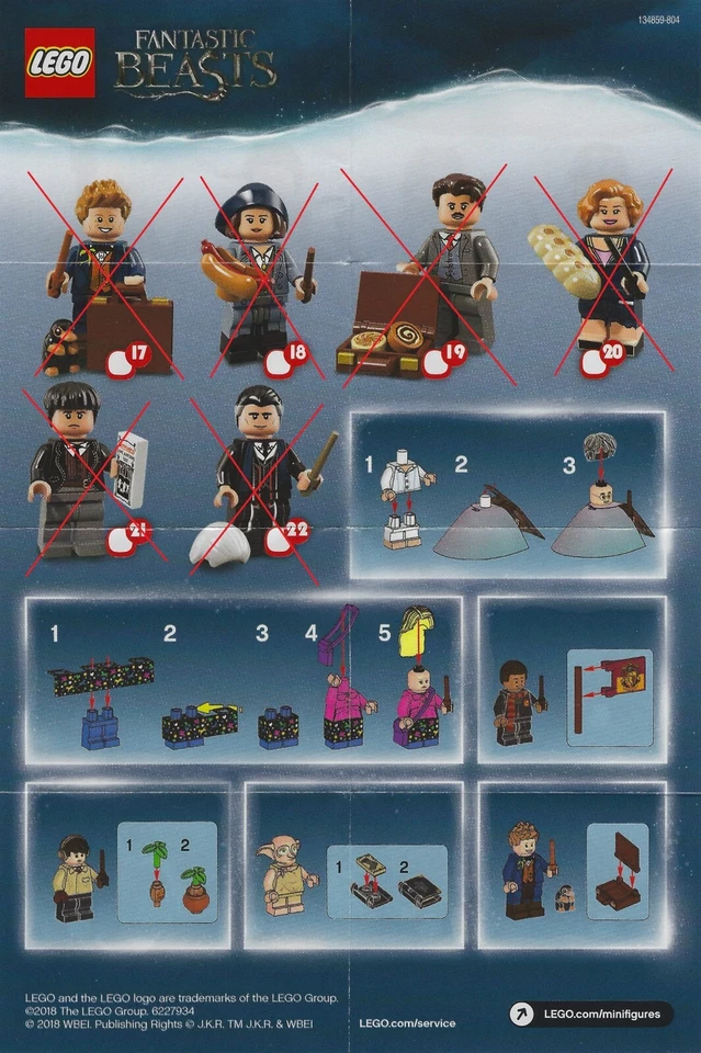 LEGO 71022 Harry Potter Minifiguren Serie 1 (ohne Phantastische Tierwesen) - Bild 4 von 4