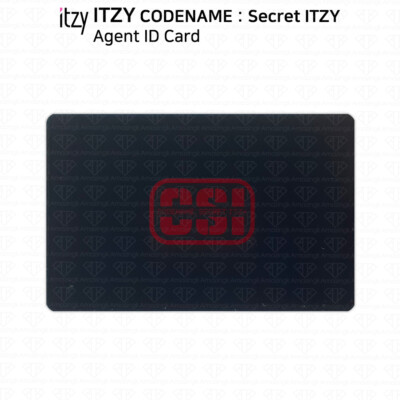 ITZY CSI Code Name Secret ITZY ID Card Photocard Lanyard KPOP K