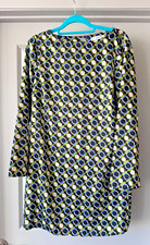 MNG By Mango Size 8 Women Long Sleeve Shift Dress Geometric