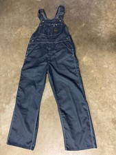 vintage Sears Perma Prest Tradewear Tri-Blend Denim Bib Overall Union Made 36x28