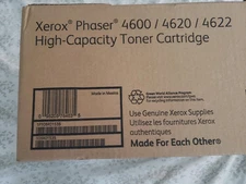 Genuine Xerox 106R01535  Black High Yield Toner for Phaser 4600/4620 New.